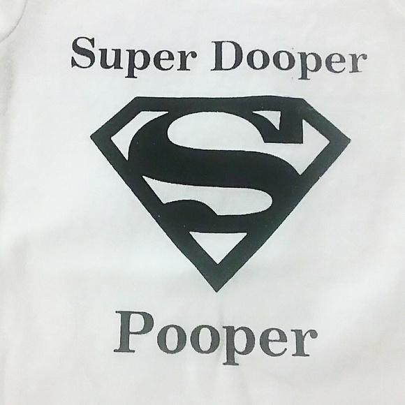 💥SOLD💥Super Dooper Pooper Onesie - Picture 3 of 3